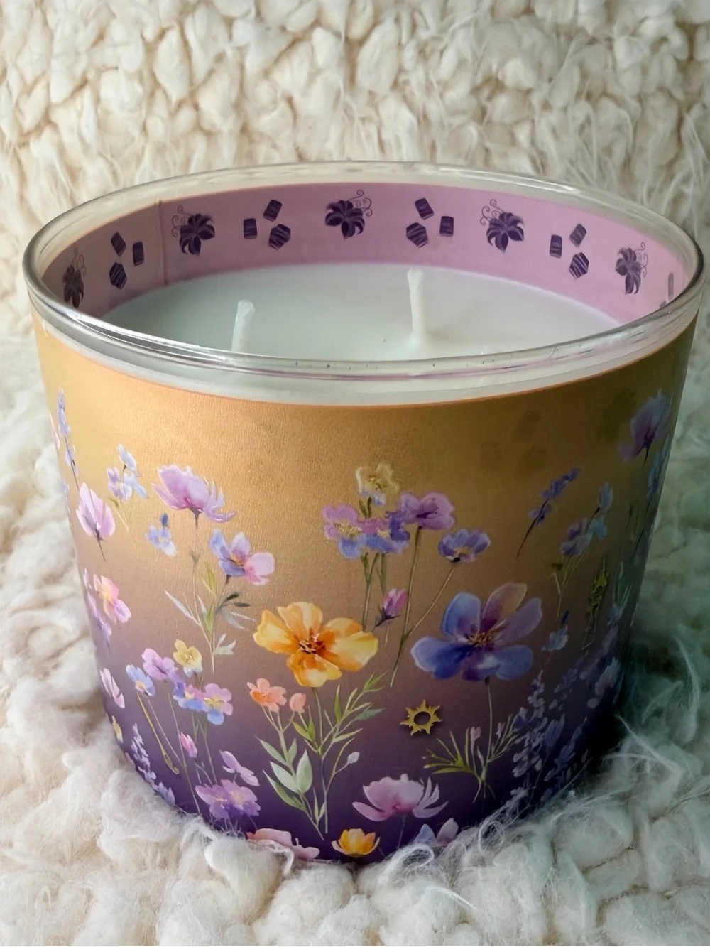 NWT Bath & Body Works Disney Princess Rapunzel 3-Wick Candle Limited Edition